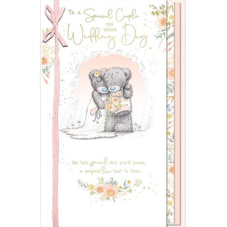 Special Couple Me to You Bear Handmade Wedding Day Card  £4.99