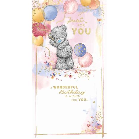 Just For You Me to You Bear Birthday Card  £2.19