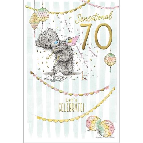Sensational 70 Me to You Bear 70th Birthday Card  £2.49