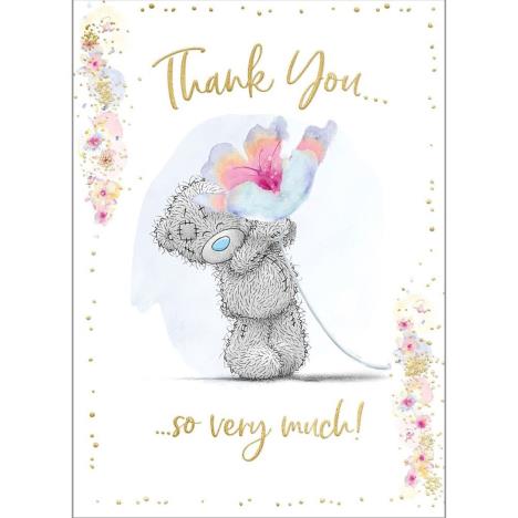 Bear Holding Flower Me to You Bear Thank You Card  £1.79