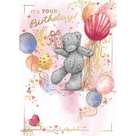 Balloons & Gift Me to You Bear Birthday Card  £1.79