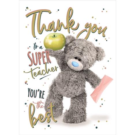 Super Teacher Me to You Bear Thank You Card  £1.79