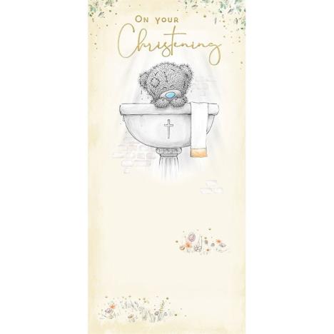 On Your Christening Me to You Bear Card  £1.89