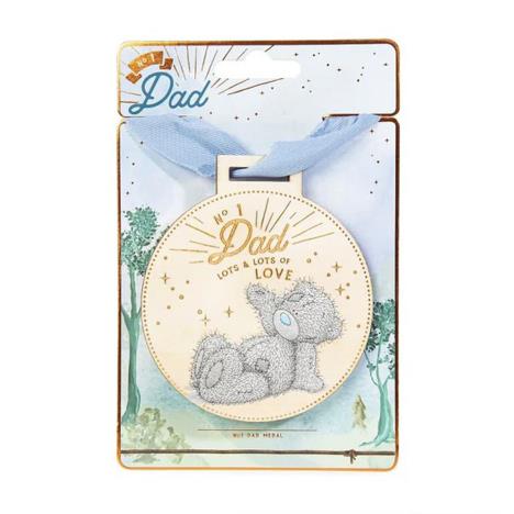 Dad Me to You Bear Keepsake Wooden Medal  £3.99