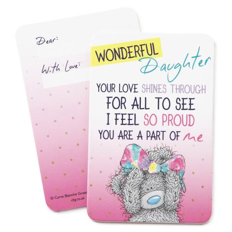 Me to You Bear Message Card Wonderful Daughter   £0.59