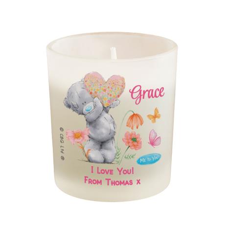 Personalised Me to You Bear Flowery Jar Candle  £12.99