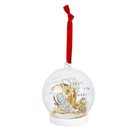 Love You To The Moon & Back Me to You Bear Christmas Bauble  £9.99