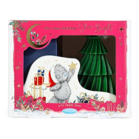 Christmas Tree Shaped Candle & Tray Me to You Bear Gift Set  £12.99
