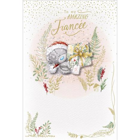 Amazing Fiancee Me to You Bear Handmade Christmas Card  £3.99