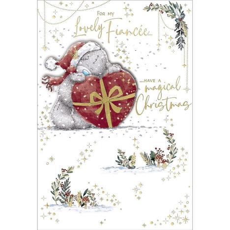 Lovely Fiancee Handmade Me to You Bear Christmas Card  £3.99