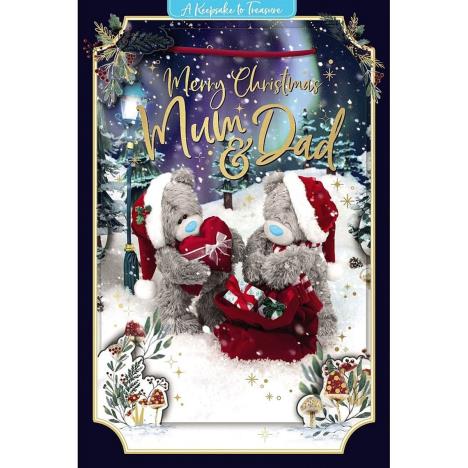 3D Holographic Mum & Dad Me to You Bear Christmas Card  £3.39
