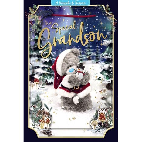 3D Holographic Special Grandson Me to You Bear Christmas Card  £3.39