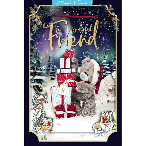 3D Holographic Wonderful Friend Me to You Bear Christmas Card  £3.39