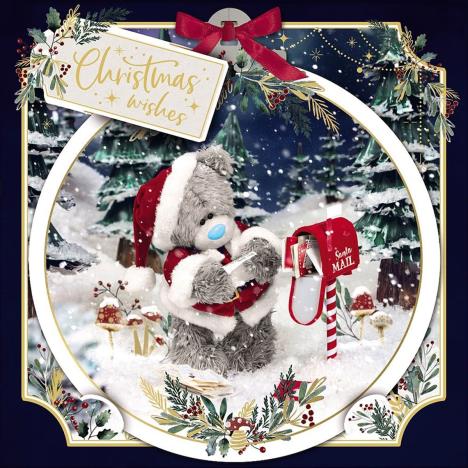 3D Holographic Christmas Wishes Me to You Bear Christmas Card  £2.69