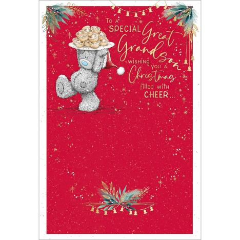 Special Great Grandson Me to You Bear Christmas Card  £1.89