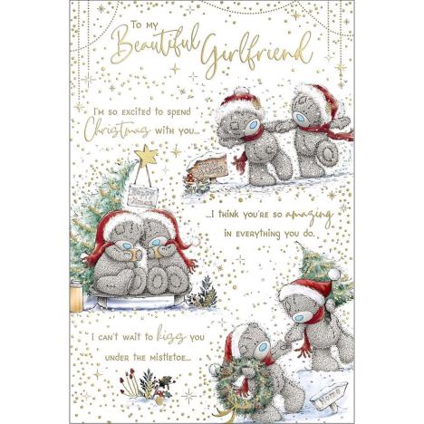 Beautiful Girlfriend Verse Me to You Bear Christmas Card  £3.59