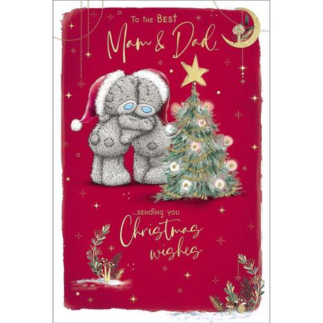 The Best Mam & Dad Me to You Bear Christmas Card  £3.59