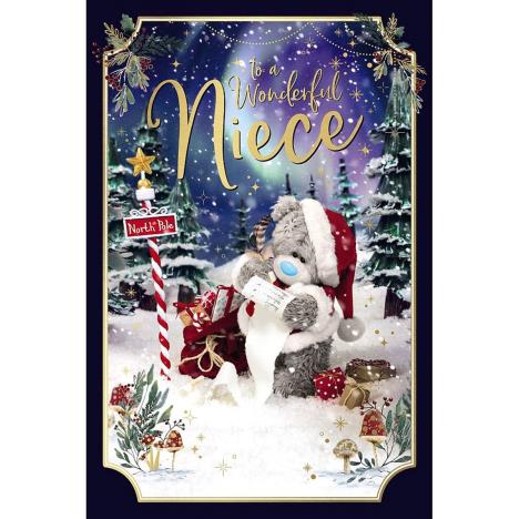 Wonderful Niece Photo Finish Me to You Bear Christmas Card  £2.49
