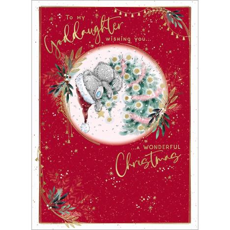 Goddaughter Me to You Bear Christmas Card  £1.79