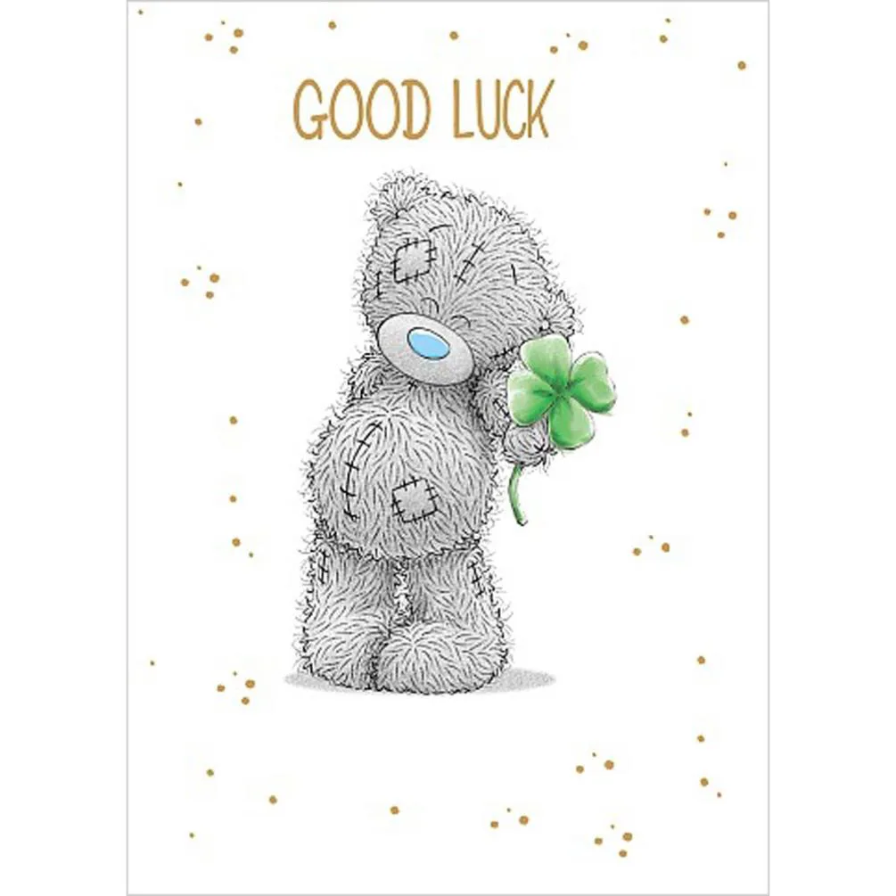 Good Luck Me to You Bear Card