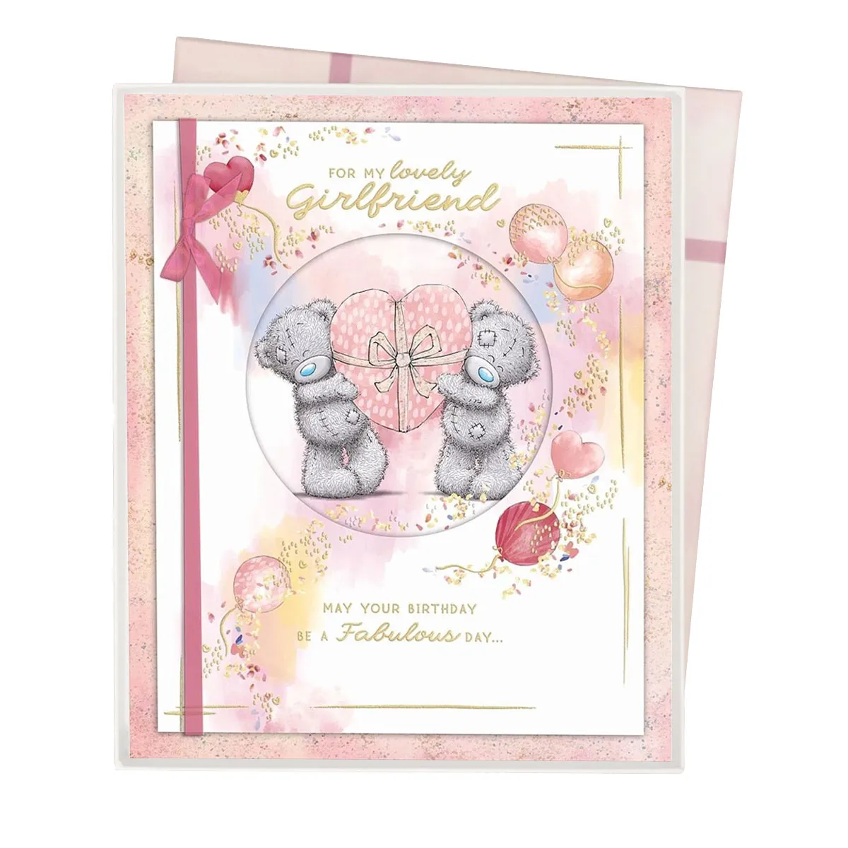Lovely Girlfriend Me to You Bear Boxed Birthday Card