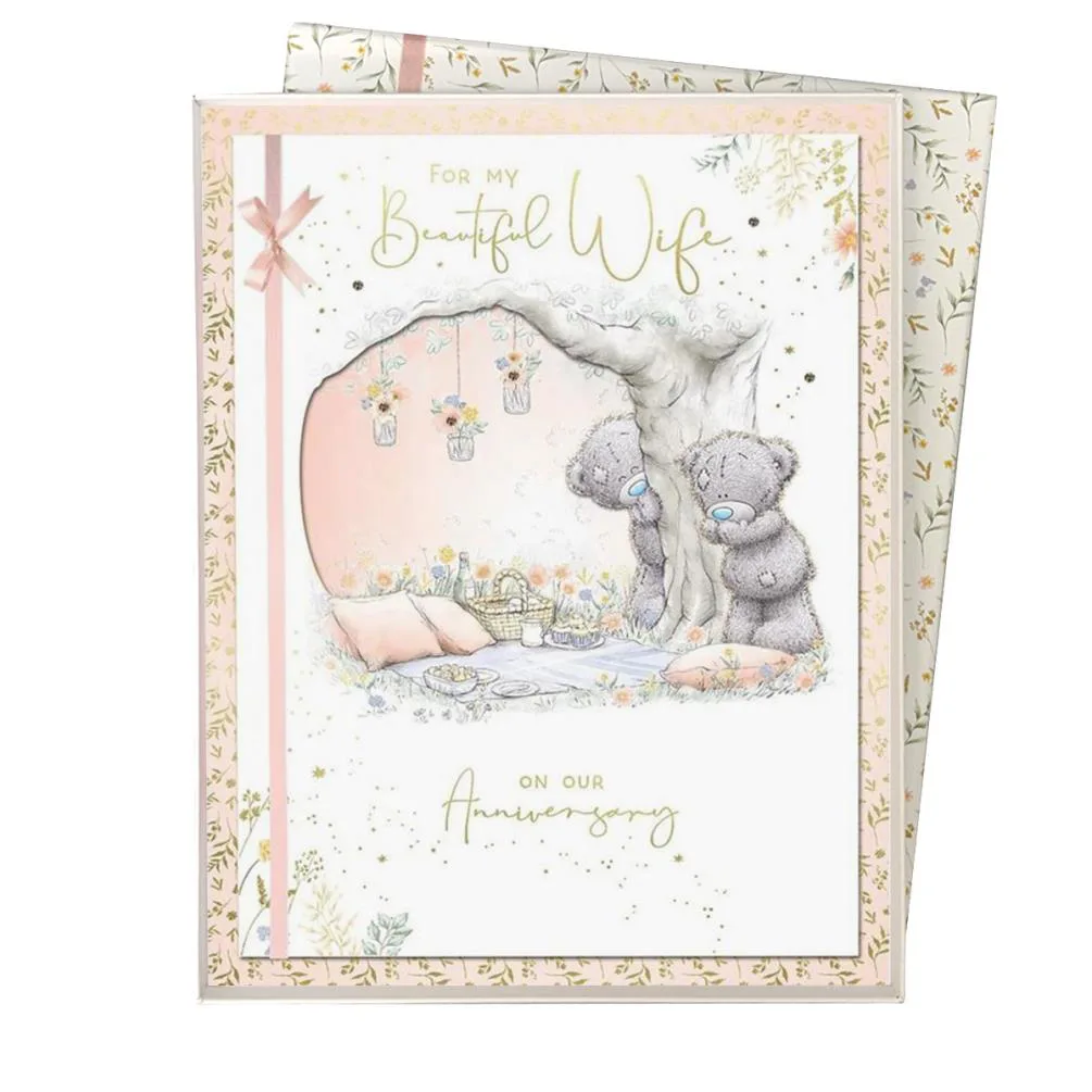 Beautiful Wife Me to You Bear Boxed Anniversary Card