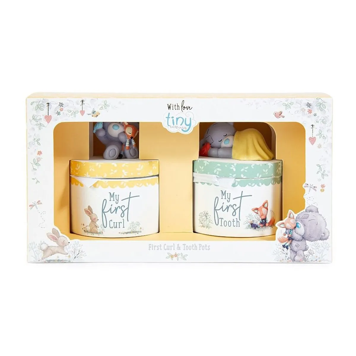 Tiny Tatty Teddy My First Tooth &amp; First Curl Pots Me to You Gift Set