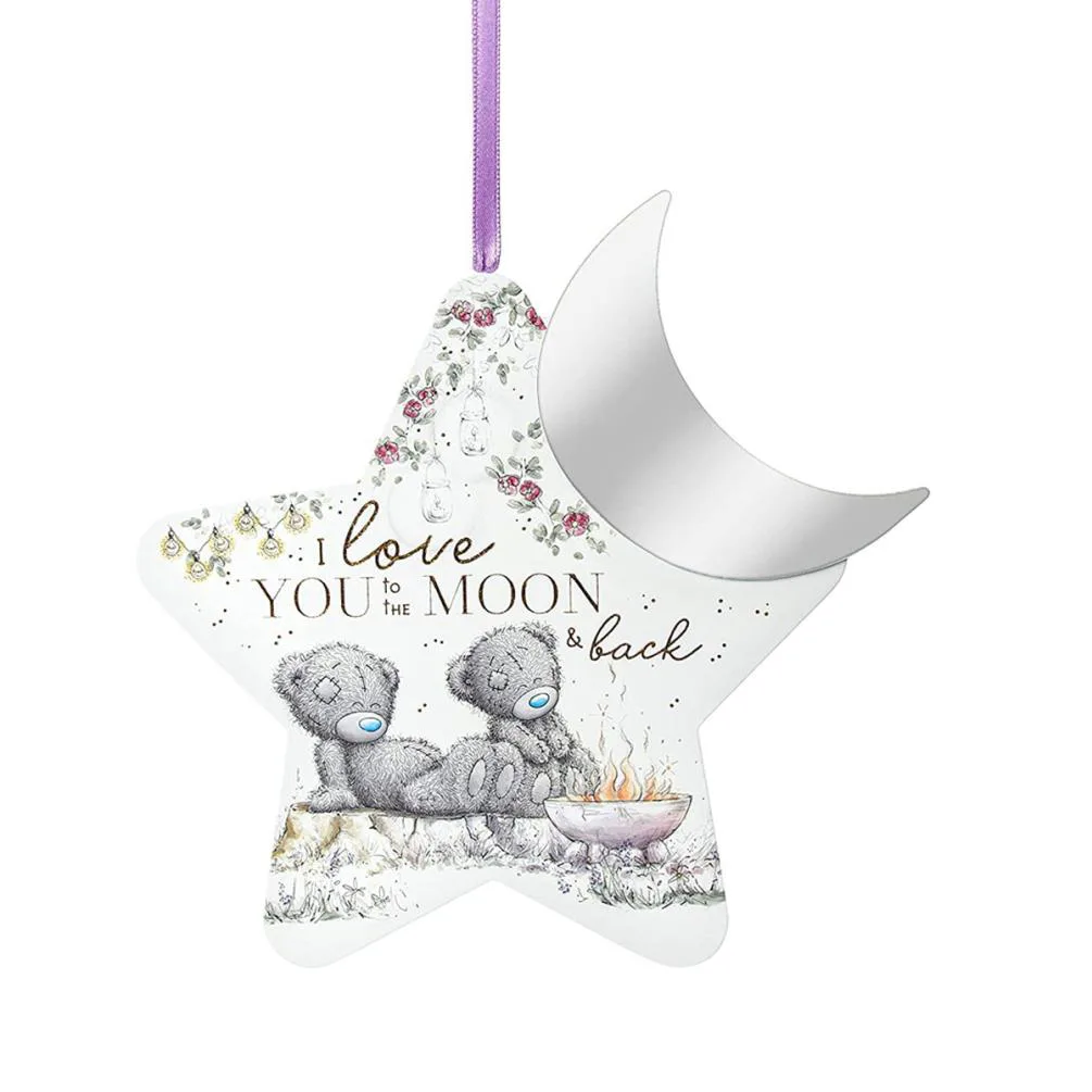 Moon &amp; Back Me to You Bear Star Plaque