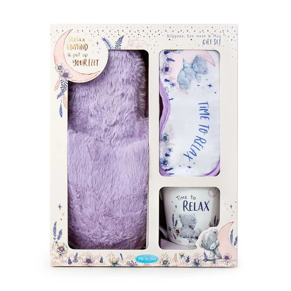 Me to You Bear Slippers Mug &amp; Eye Mask Gift Set