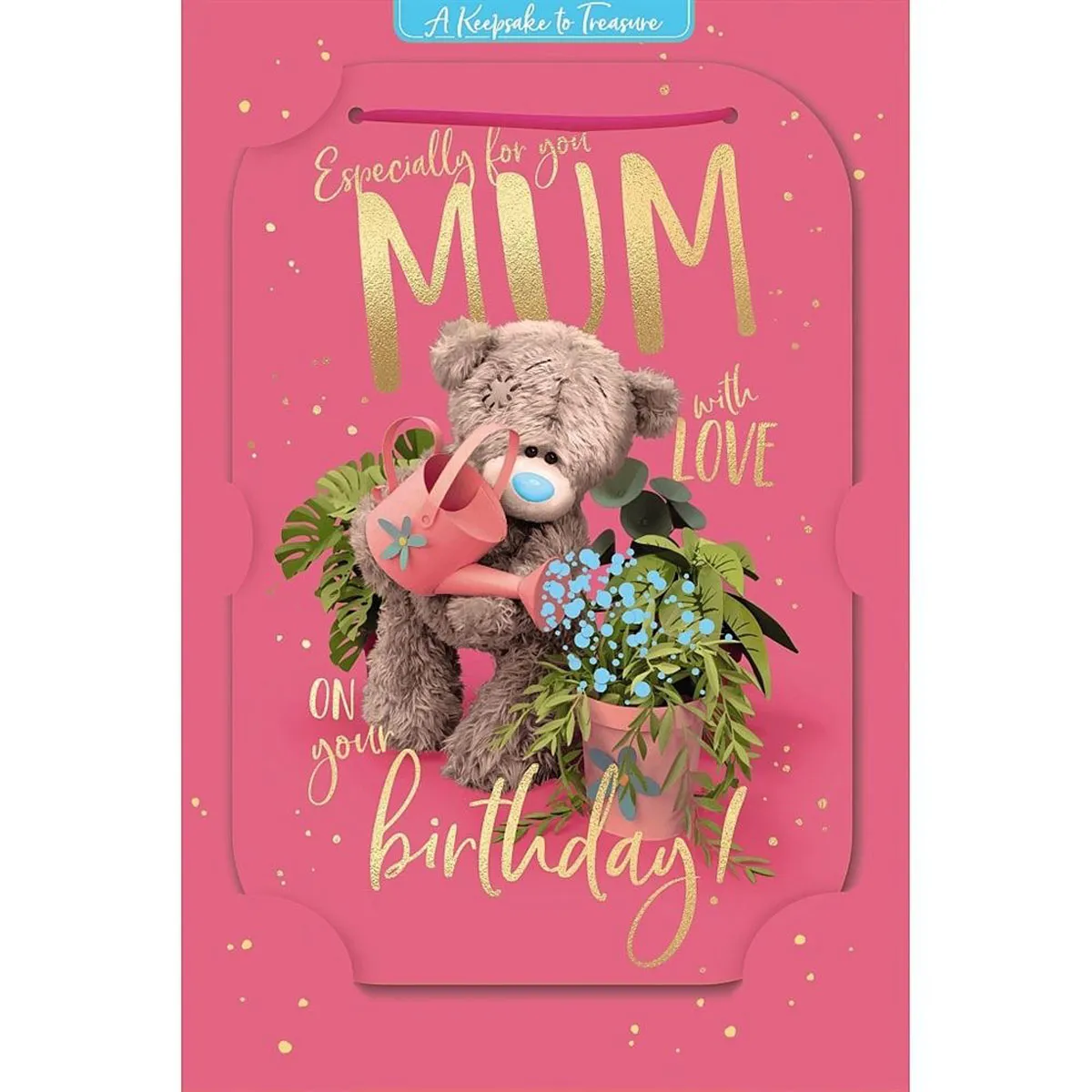 3D Holographic Keepsake Mum Me to You Birthday Card