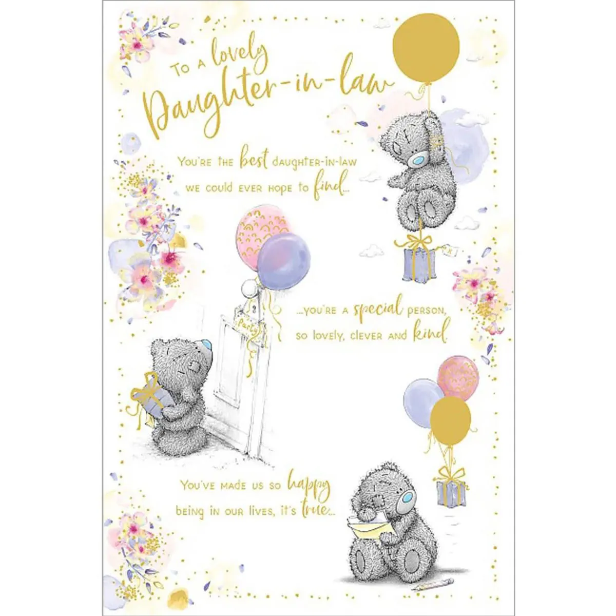 Lovely Daughter In Law Me to You Bear Birthday Card
