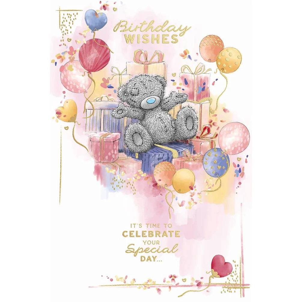 Birthday Wishes Me to You Bear Birthday Card
