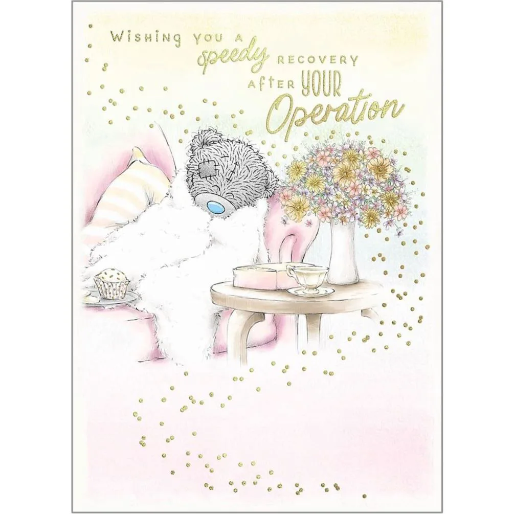 After Your Operation Me to You Bear Get Well Soon Card