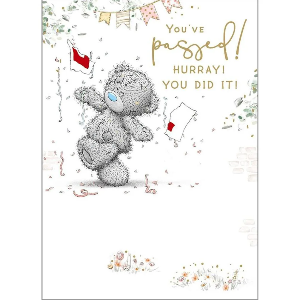 Driving Test Congratulations Me to You Bear Card