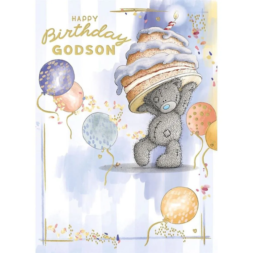 Godson Me to You Bear Birthday Card