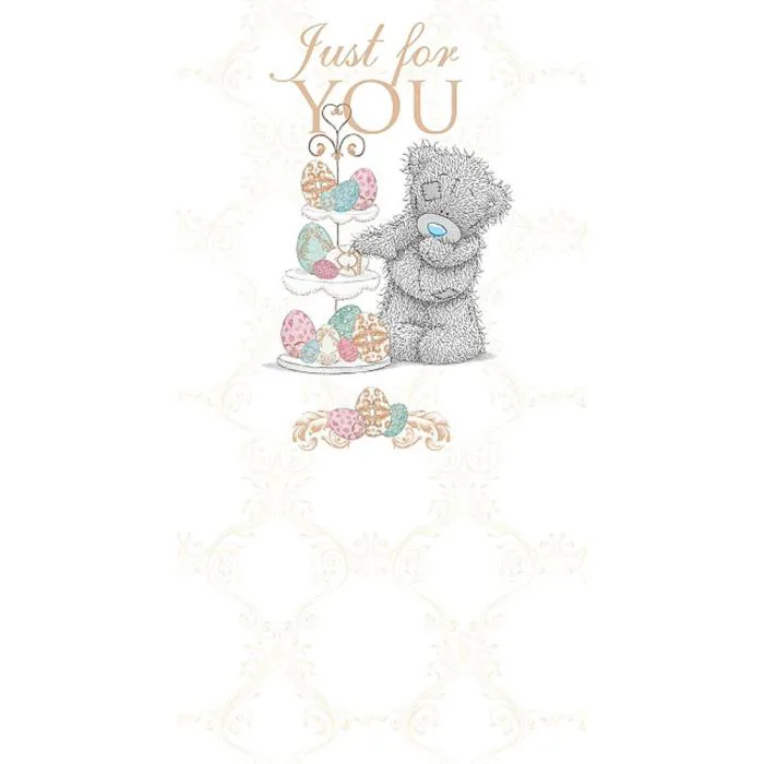 Just For You Me to You Bear Easter Card