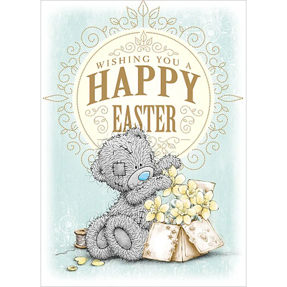 Box of Daffodils Me to You Bear Easter Card