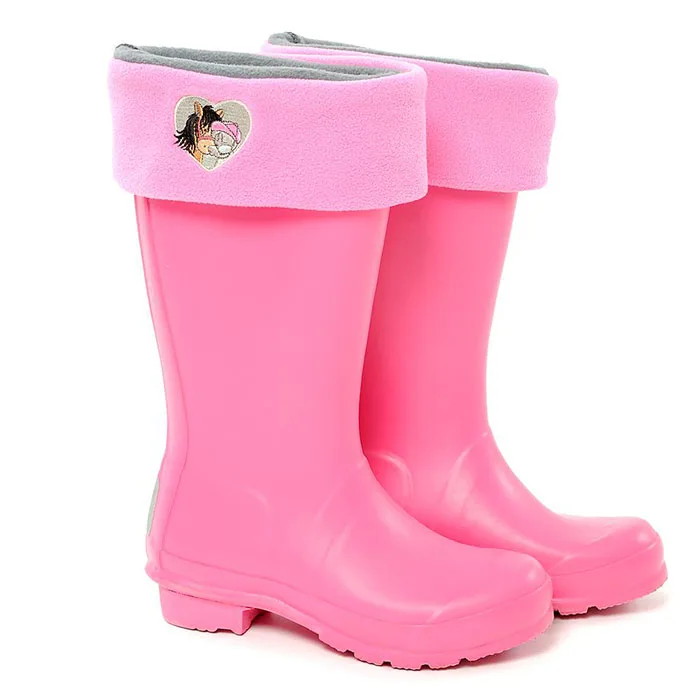 Large Me to You Bear Pink Fleece Boot Liner Size 13-2
