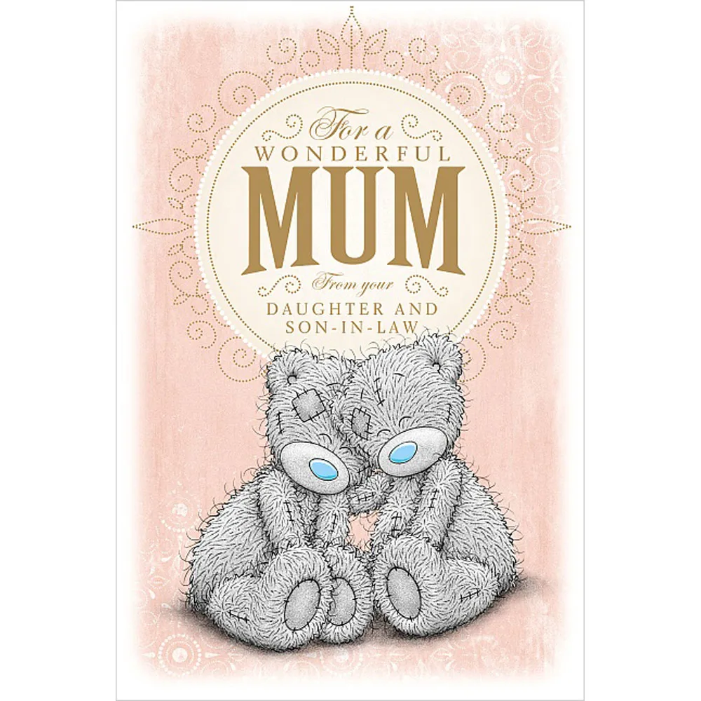 From Daughter & Son-In-Law Me to You Bear Mothers Day Card