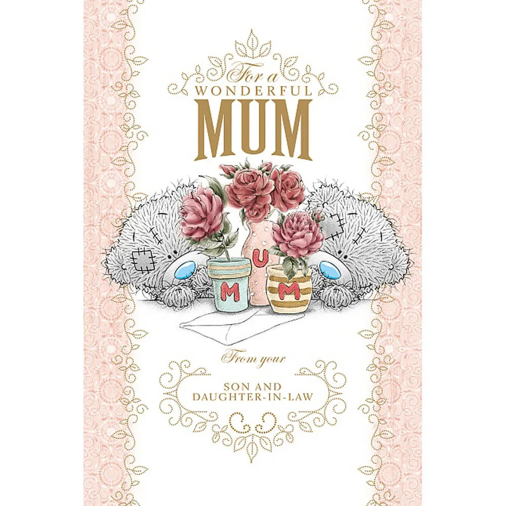 From Son & Daughter In Law Me to You Mothers Day Card