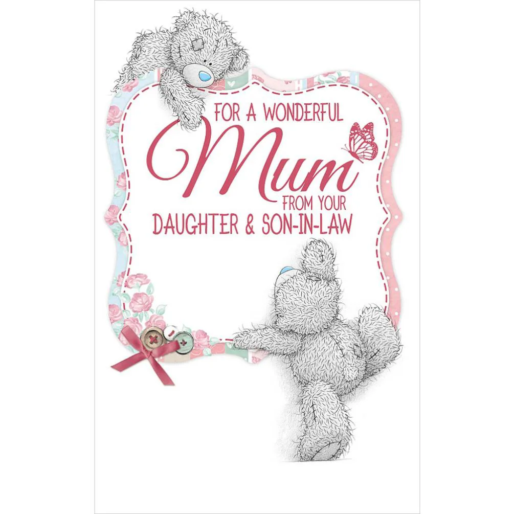 Mum From Daughter & Son In Law Me to You Bear Mothers Day Card