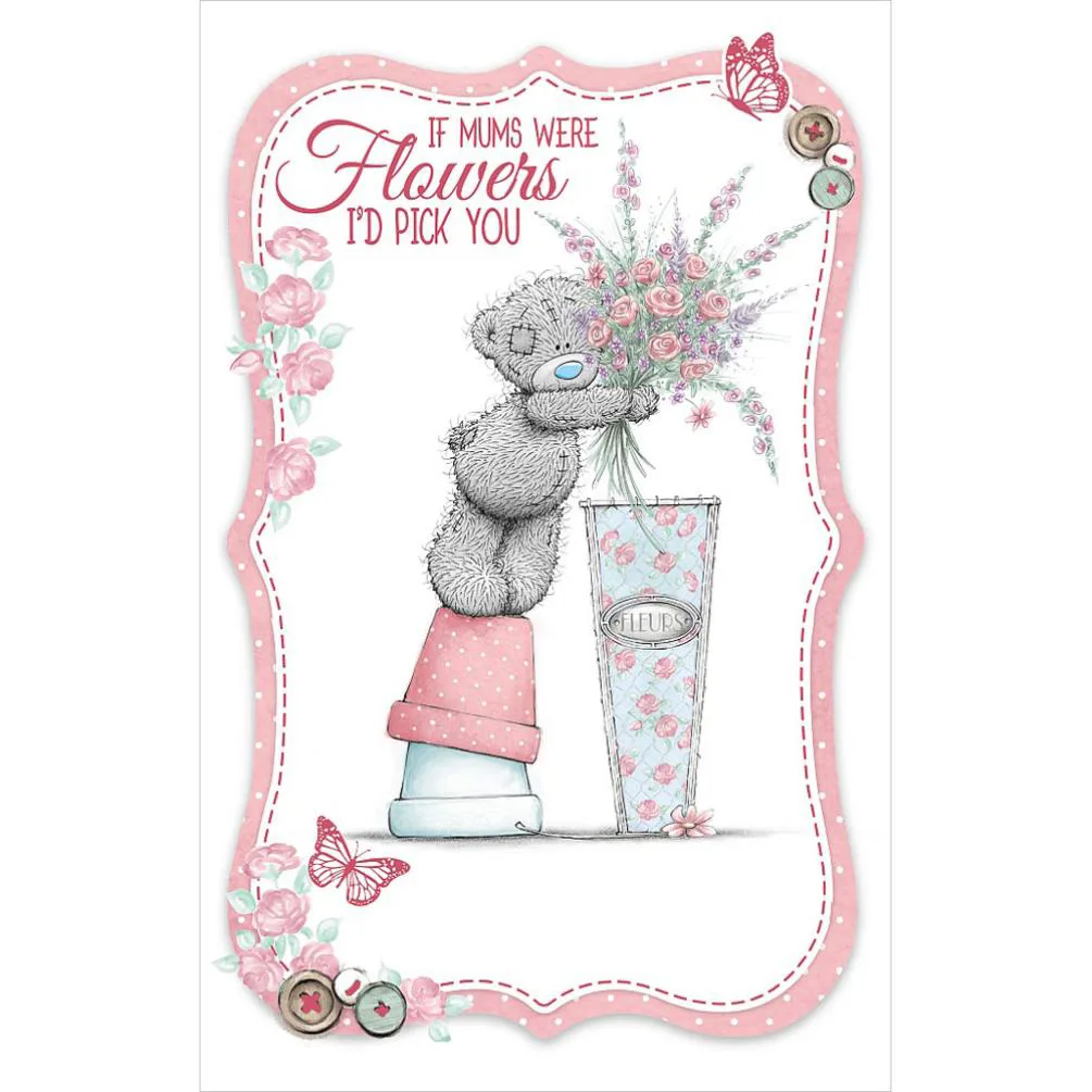 Mum Bear With Vase Me to You Bear Mothers Day Card