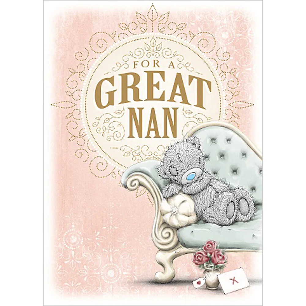 For A Great Nan Me to You Bear Mothers Day Card