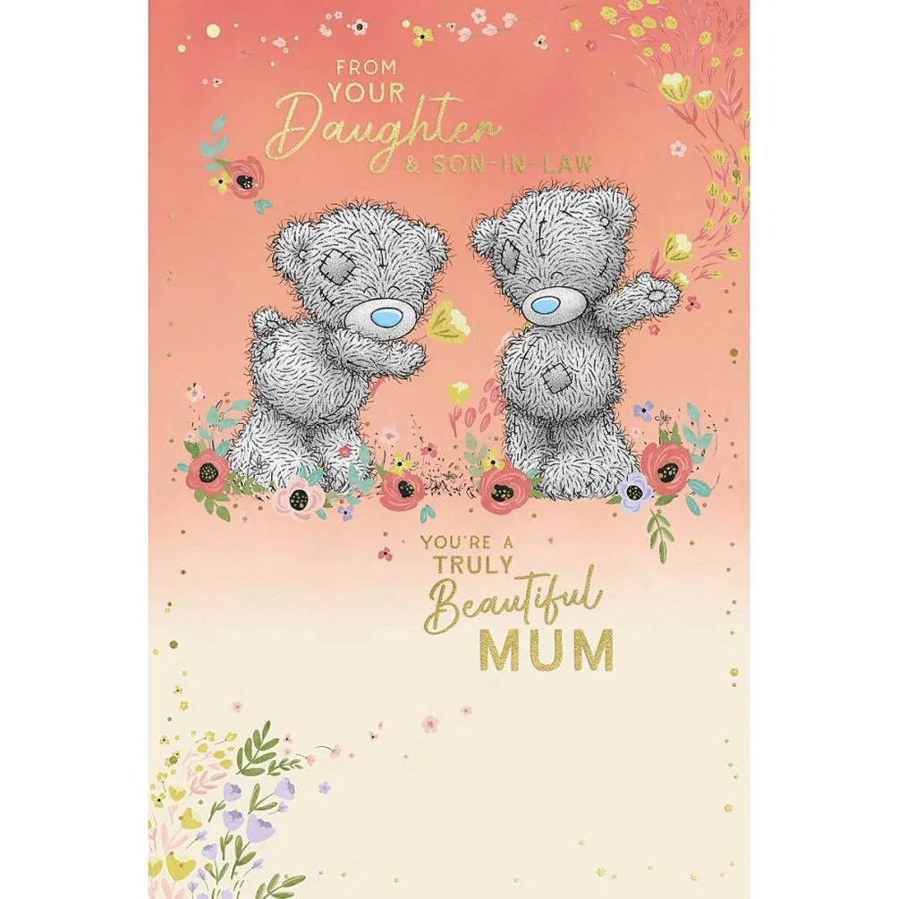 From Daughter &amp; Son-In-Law Me to You Bear Mother's Day Card