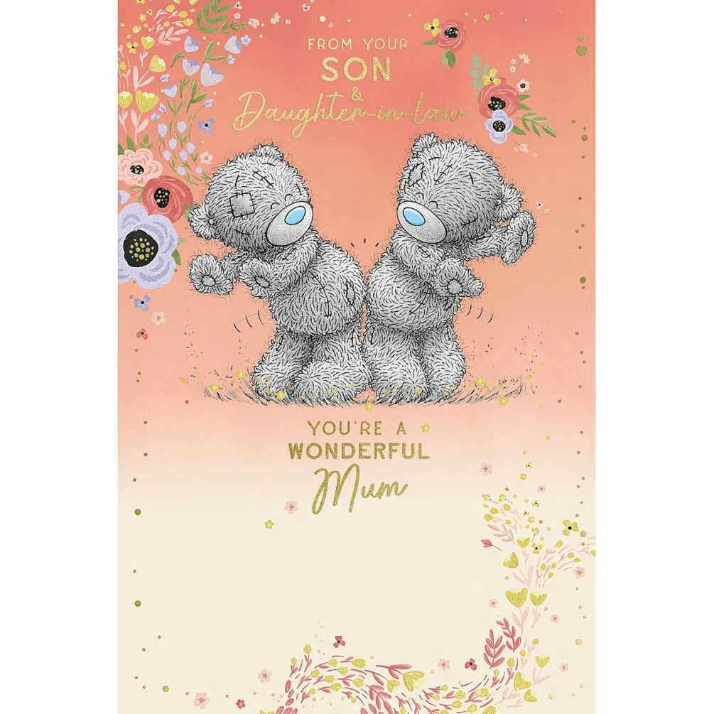 From Son &amp; Daughter-In-Law Me to You Bear Mother's Day Card
