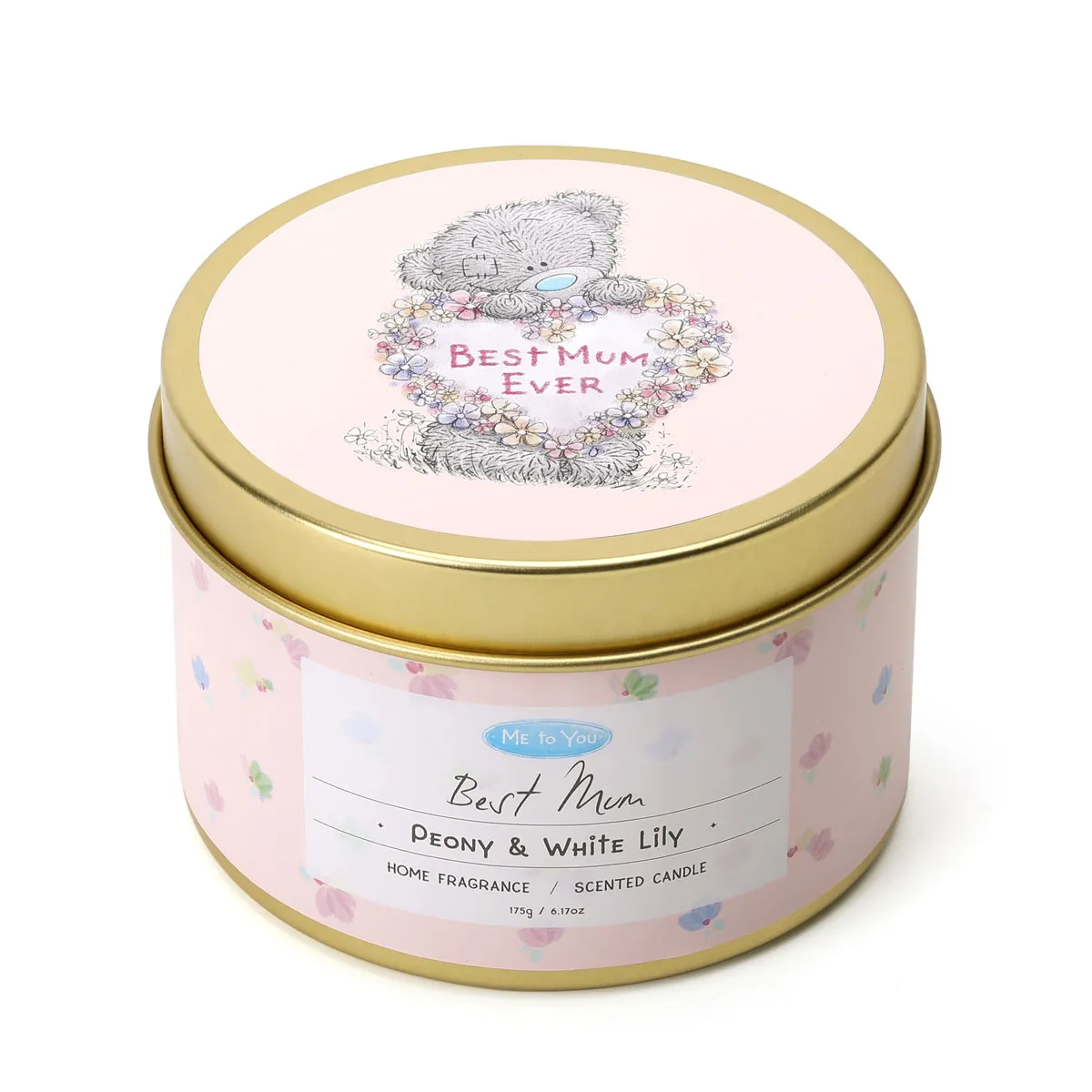 Best Mum Me to You Bear Tin Candle