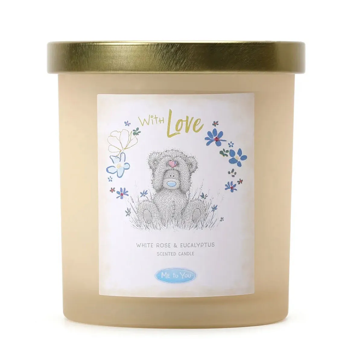 With Love Me to You Bear Boxed Glass Candle