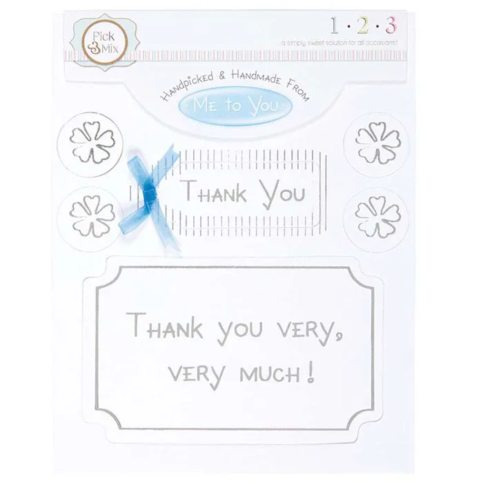 Thank You Occasions Verse &amp; Greeting Insert