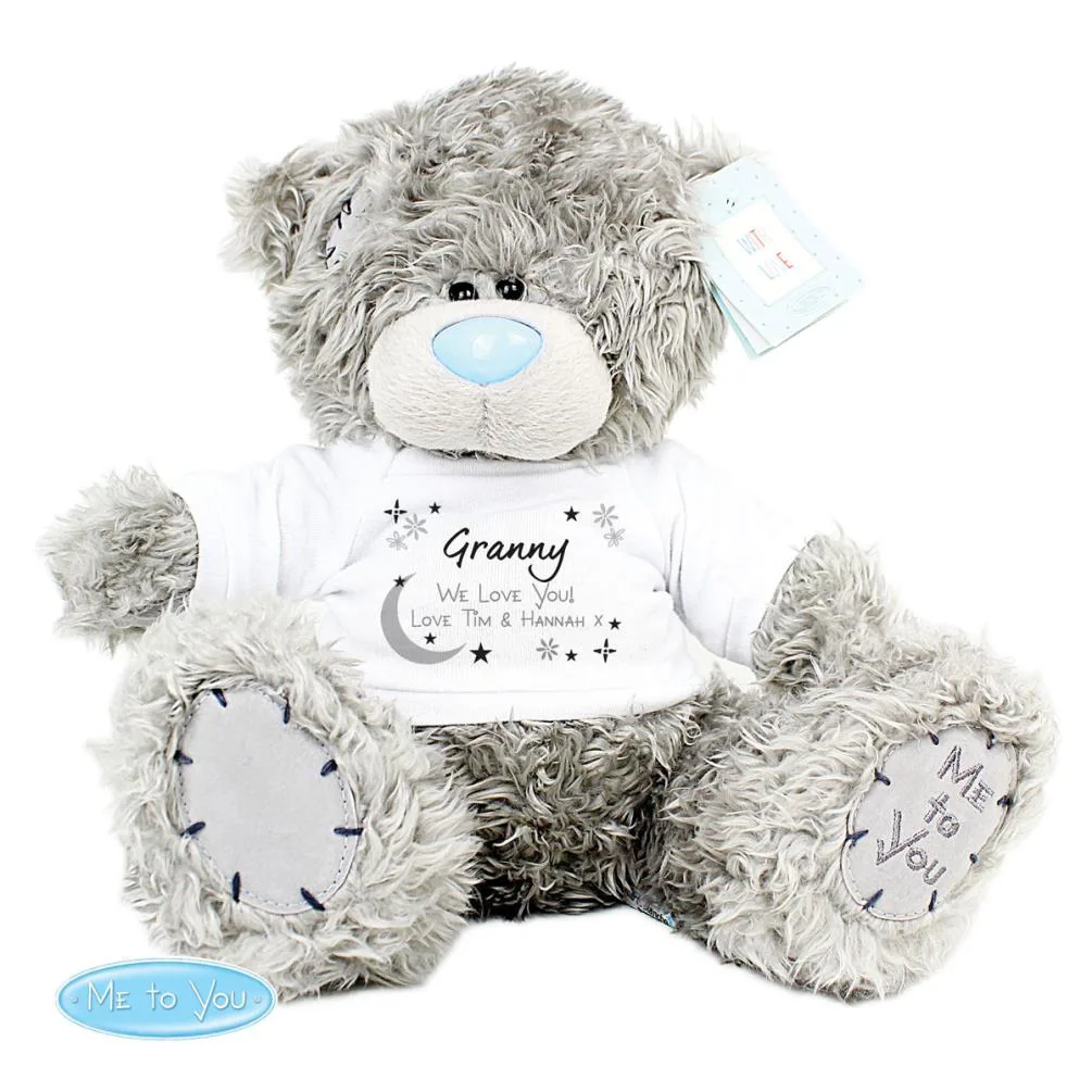 Personalised 10" Moon &amp; Stars Me to You Bear