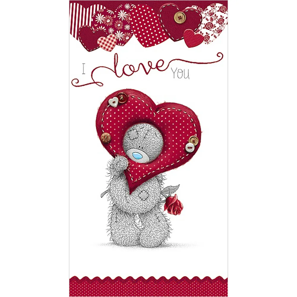 Looking through Heart Me to You Bear Valentine